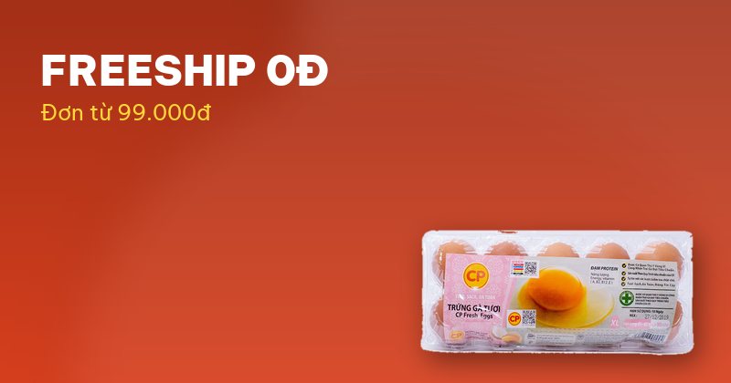 Freeship 0đ cho đơn từ 99.000đ